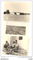 24sc   ALGERIE OUARGLA LOT DE 3 PHOTOS ORIGINALES CENTRES RECEPTEUR ET EMETTEUR ET 3 RESPONSABLES - Ouargla