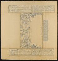 1840 2d Blue Mulready Letter Sheet (stereo A98) Unused. SG ME3, Cat Â£425. - Andere & Zonder Classificatie