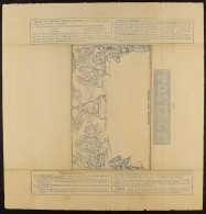 1840 2d Blue Mulready Letter Sheet (stereo A98) Unused. SG ME3, Cat Â£425. - Other & Unclassified