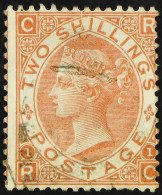 1867-80 2s Brown, Wmk Spray, SG 121, Used With Light Cancellation & Fresh Appearance. Pretty, Cat Â£4250. - Sonstige & Ohne Zuordnung