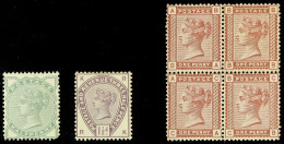 1880 - 1883 Small Array Of Mint / Unused No Gum Stamps, Cat Â£1000+ - Autres & Non Classés