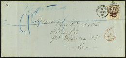 1883 3d On 3d, SG 159, On Neat Printed Bankruptcy Notice Letter, Brentford E95 Duplex To London. Cat. Â£450. - Autres & Non Classés