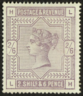 1883-84 2s6d Lilac On White Paper, SG 178, Never Hinged Mint. Fresh, Cat Â£600 As Mint. - Autres & Non Classés