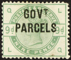 GOVT. PARCEL 1883 9d Dull Green, SG O63, Mint Part OG, Small Patch Of Soiling At Bottom-right. Strong Original Colour. W - Other & Unclassified