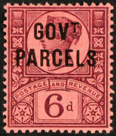 GOVT. PARCELS 1887 6d Purple / Rose-red, SG O66, Mint Part OG. Wenvoe Certificate. Cat Â£275. - Other & Unclassified