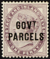 GOVT. PARCELS 1897 1d Lilac, SG O69, Mint Lightly Hinged, Large Part OG. Wenvoe Certificate. Cat Â£100. - Sonstige & Ohne Zuordnung