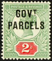 GOVT. PARCELS 1891 2d Grey-green And Carmine, SG O70, Mint Small Part OG. Wenvoe Certificate. Cat Â£250. - Andere & Zonder Classificatie