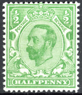 1911 Â½d Yellow Green, Blob Above 'E' Of Postage, SG Spec. N2 (3)g, Never Hinged Mint, Cat. Â£275 As Hinged. - Unclassified