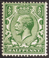 1912-24 Â½d Deep Blue Myrtle Green Wmk Cypher, Spec N14(15), Never Hinged Mint With Royal Philatelic Soc. Certificate. C - Zonder Classificatie