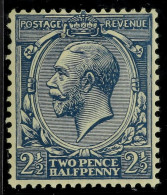 1912-24 2Â½d Indigo-blue (the 1920 Toned Paper) Wmk Cypher, Spec N21(15), Never Hinged Mint With Two Royal Philatelic So - Unclassified