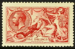 1915 5s Bright Carmine Seahorse, SG 409, Never Hinged Mint. Cat. Â£1100. - Sin Clasificación