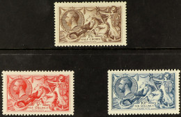 1918-19 Bradbury Wilkinson & Co. Seahorse Set, SG 415-417, Never Hinged Mint. Fresh, Cat Â£1650 (3 Stamps)Â  - Unclassified