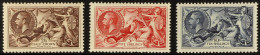 1934 Seahorses Set, SG 450/452, Never Hinged Mint, The Lower Two With Light Gum Toning. Cat. Â£1000. (3 Stamps) - Non Classés