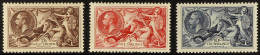 1934 Seahorses Set, SG 450/452, Never Hinged Mint, The Lower Two With Light Gum Toning. Cat. Â£1000. (3 Stamps) - Unclassified