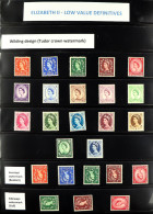 1952-70 A Basically Complete Never Hinged Mint Collection, With All Wilding And Castle Sets, Inverted And Sideways Water - Sonstige & Ohne Zuordnung