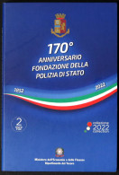 IT20022.5 - COINCARD ITALIE - 2022 - 2 Euros Comm. 170e Anniv Création Police - Italie