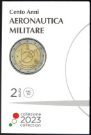 IT20023.3 - COINCARD ITALIE - 2023 - 2 Euros Comm. 100ème Anniv Armée De L’Air - Italie