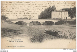 28Vo   84 SORGUES LE PONT SUR LA SORGUES BARQUE (DOS NON DIVISE) - Sorgues