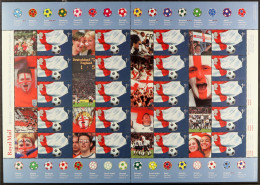 2002 SMILER SHEETS World Cup, Dennis The Menace And Father Christmas, SG LS8/10, Never Hinged Mint, Face Value Â£75. (3  - Other & Unclassified