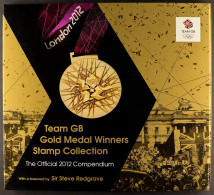 2012 OLYMPIC SHEETLET SET. Comes With 'Gold Medal Winners' Book In Slipcase. Face Value Â£217 - Autres & Non Classés