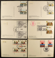 PHQ CARDS WITH GUTTER PAIRS And Gutter Traffic Lights. From The 1970s With Duplication Of Up To 10 Sets. Includes Railwa - Sonstige & Ohne Zuordnung