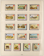 ISLE OF MAN 1973 - 2010 COMPLETE COLLECTION Of Never Hinged Mint Stamps & Miniature Sheets In 4 Lindner Hingeless Isle O - Otros & Sin Clasificación