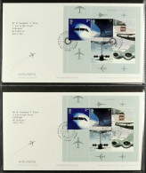 1986-2003 FIRST DAY COVERS Collection In Eight Matching Cover Albums. (450+ FDC's) - FDC