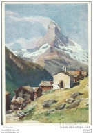 111Cha   Suisse Kunstlerserie Zermatt Findelen Kapelle Mit Matterhorn - Matt