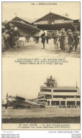 43Or   69 Bron Aviation Aerodromme En 1912 Monoplan Bleriot Et De Nos Jours Gare D'embarquement Avion Air France - Bron