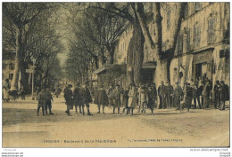 311Di    83 Lorgues Boulevard De La Republique (colorisée Et Toilée) - Lorgues