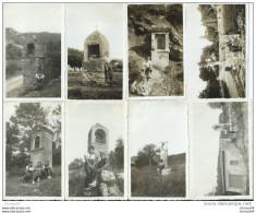 26 Jpx   Oratoires Du Sud De La France Provence Lot De 8 Photos Des Années 30 - Monumentos