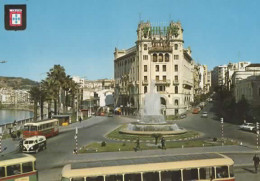 CEUTA, PLAZA GENERAL GALERA, AUTOCARS, COMBI  COULEUR REF 14369 - Ceuta