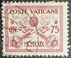 VATICAN. Y&T N°32. Armoiries Pontificales. USED. - Usados