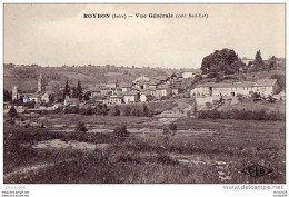 59Bg   38 Roybon Vue Generale Coté Sud Est (vue Pas Courante) - Roybon