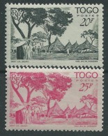 Togo  N° 252 / 53 XX Partie De Série Courante,  Les 2 Valeurs Neuf Sans Charnière, TB - Neufs