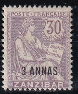 Zanzibar N°52 - Neuf * Avec Charnière - TB - Nuevos