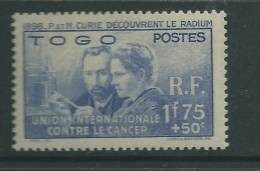 Togo N°  171 XX  :  Pierre Et Marie Curie Sans Charnière,  TB - Unused Stamps