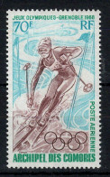 Comores - YV PA 22 N** MNH Luxe , JO Hiver Grenoble , Ski , Cote 8 Euros - Luftpost