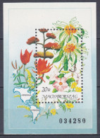 Hongrie 1991 NMH ** Fleurs D'Amérique (A) - Ongebruikt