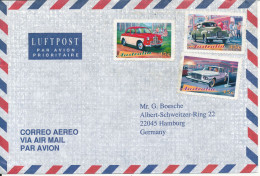 Australia Air Mail Cover Sent To Germany Old Cars - Storia Postale