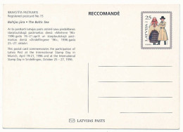 Mi P 24 ** MNH Stationery Postcard / Traditional Costumes / Latvia - Lettonie