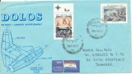 South Africa RSA Cover Sent To Denmark 17-6-1991 Topic Stamps - Cartas & Documentos