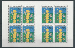 2000 MNH Slovensko, Mi 368 Kleinbogen,  Postfris** - Blokken & Velletjes