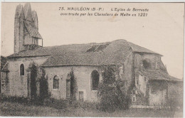 MAULEON  L EGLISE DE BERRAUTE - Mauleon Licharre