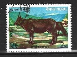 NEPAL. N°265 Oblitéré De 1973. Vache. - Cows