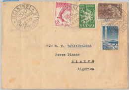 51123 - FINLAND - POSTAL HISTORY - 1952 Olympic Games FDC To ALGERIA Football - Ete 1952: Helsinki