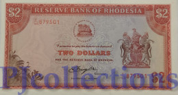 RHODESIA 2 DOLLARS 1979 PICK 39 UNC - Rhodésie