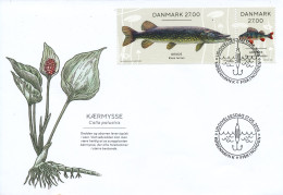 Denmark FDC 17-5-2018 Norden Nordic FISH Complete Set Of 2 With Cachet - FDC