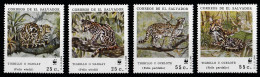 1988 El Salvador Jaguars Set MNH** B522 - Autres & Non Classés
