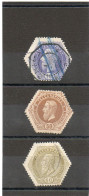 BELGIQUE     3 Timbres    TELEGRAPHE  Y&T: 3/ 5/ 10    Oblitérés - Timbres Télégraphes [TG]